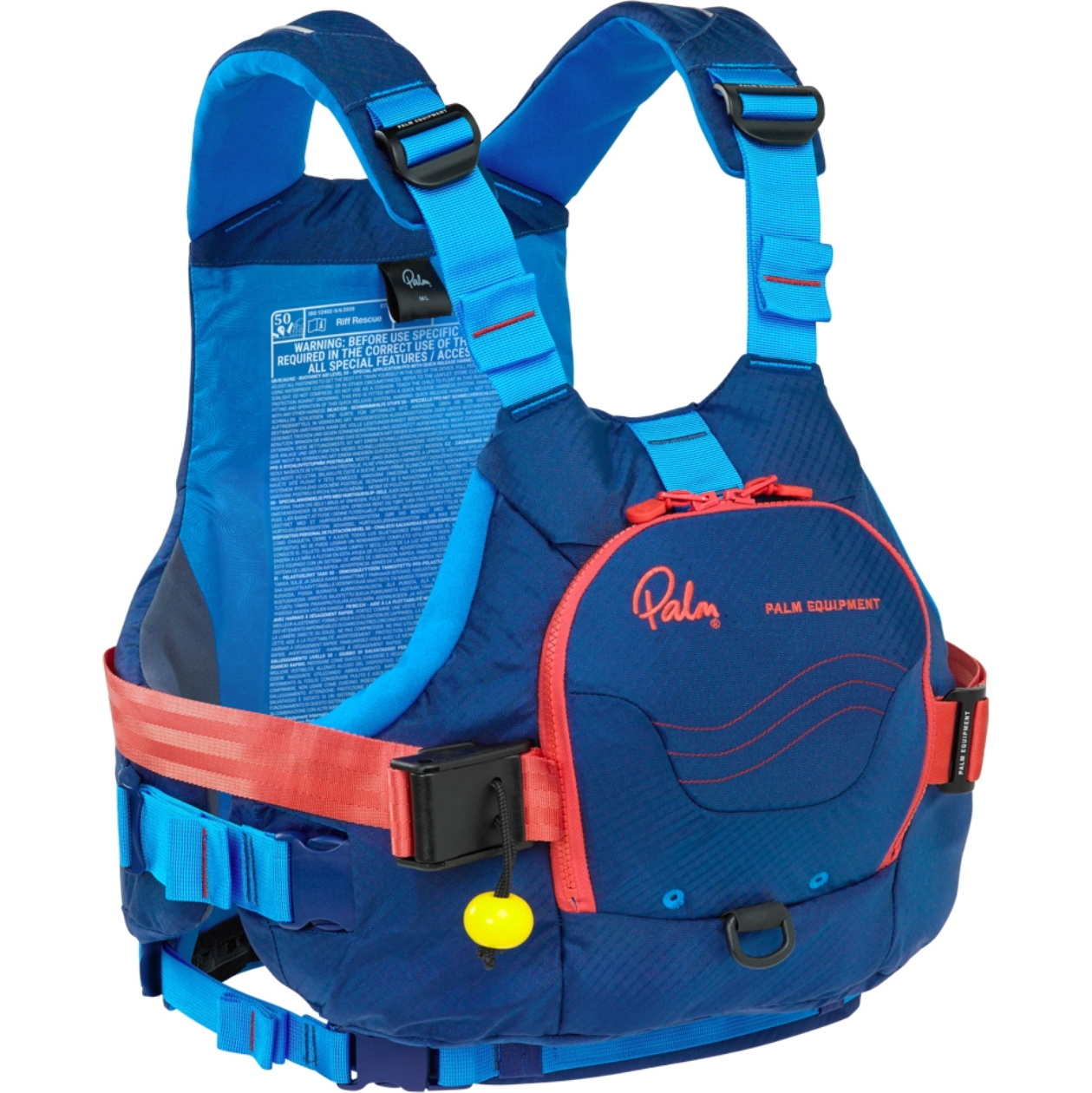 2026 Palm Riff Rescue Pfd Buoyancy Aid 13750 - Navy / Azure